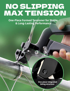 Sinlon repair of chicken coop mesh showing reliable corrosion‑resistant fastenings