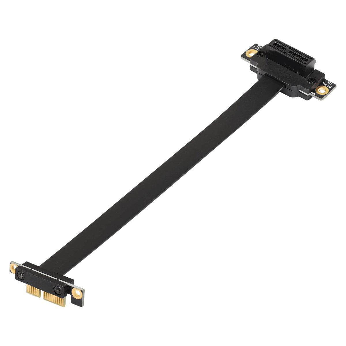 SinLoon PCIe extension cable with 90-degree end for compact 1U/2U builds