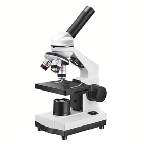 sino optical front view showing microscope body and eyepieces for clear setup