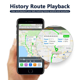 SinoTrackPRO mobile app live map display showing real-time tracking for quick oversight