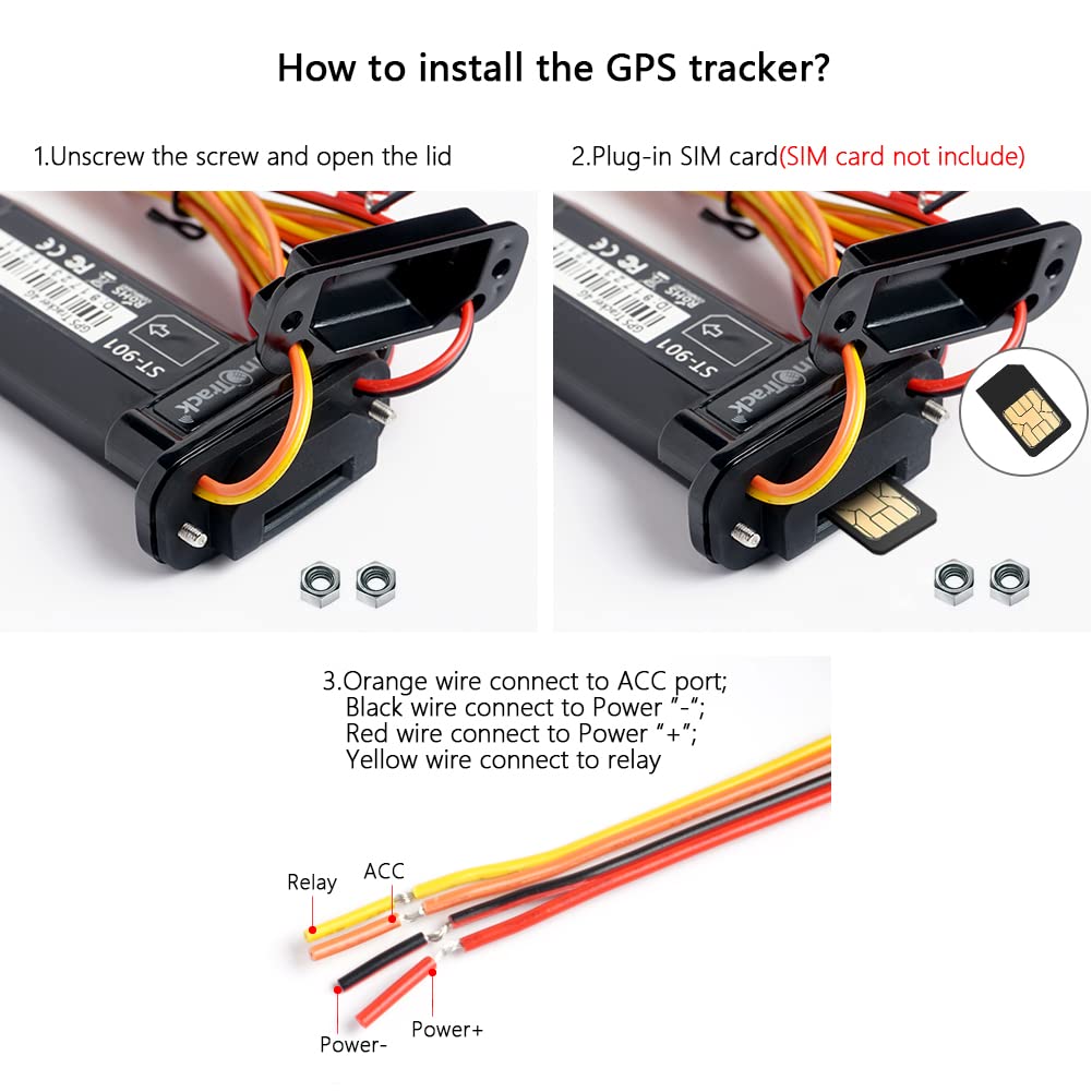 SinoTrack ST-901L next to coin size comparison showing compactness benefit for discreet mounting