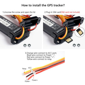 SinoTrack ST-901L next to coin size comparison showing compactness benefit for discreet mounting
