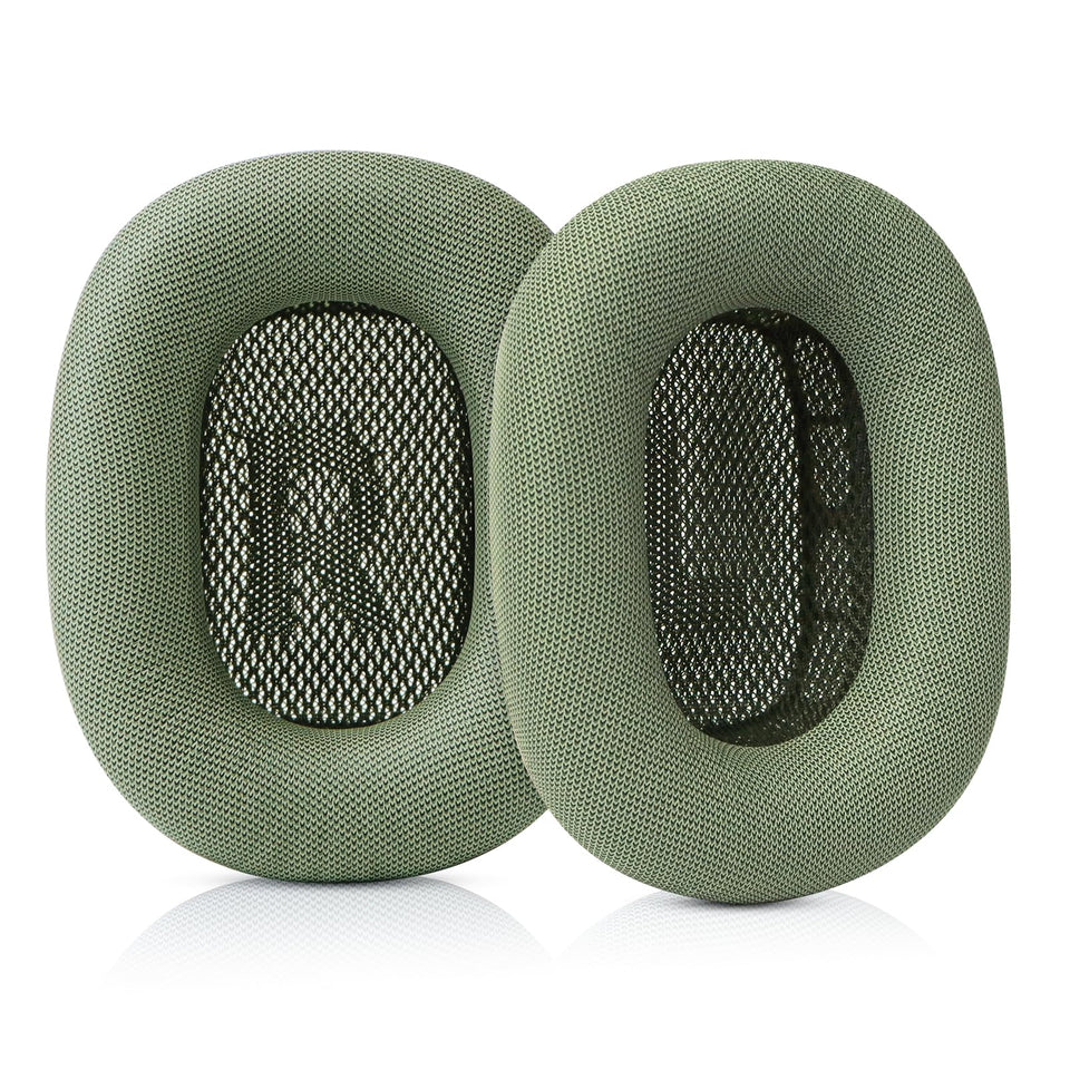 SINOWO AirPods Max ear cushions in green offer all-day comfort