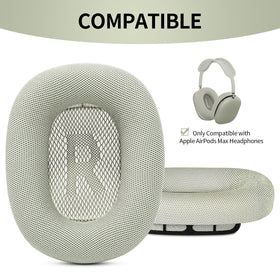 Sinowo AirPods Max ear cushions magnet attachment demonstrates effortless secure fit.