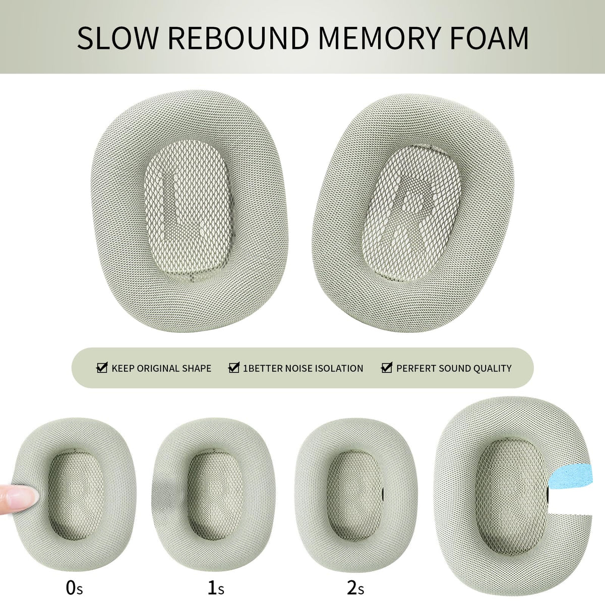 Sinowo comfortable ear cushions reduce fatigue during long listening sessions.