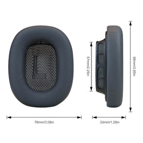 Cushions provide potential noise perception improvement during use