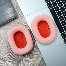 SINOWO pink ear cushions install easily with magnets for tool-free setup.