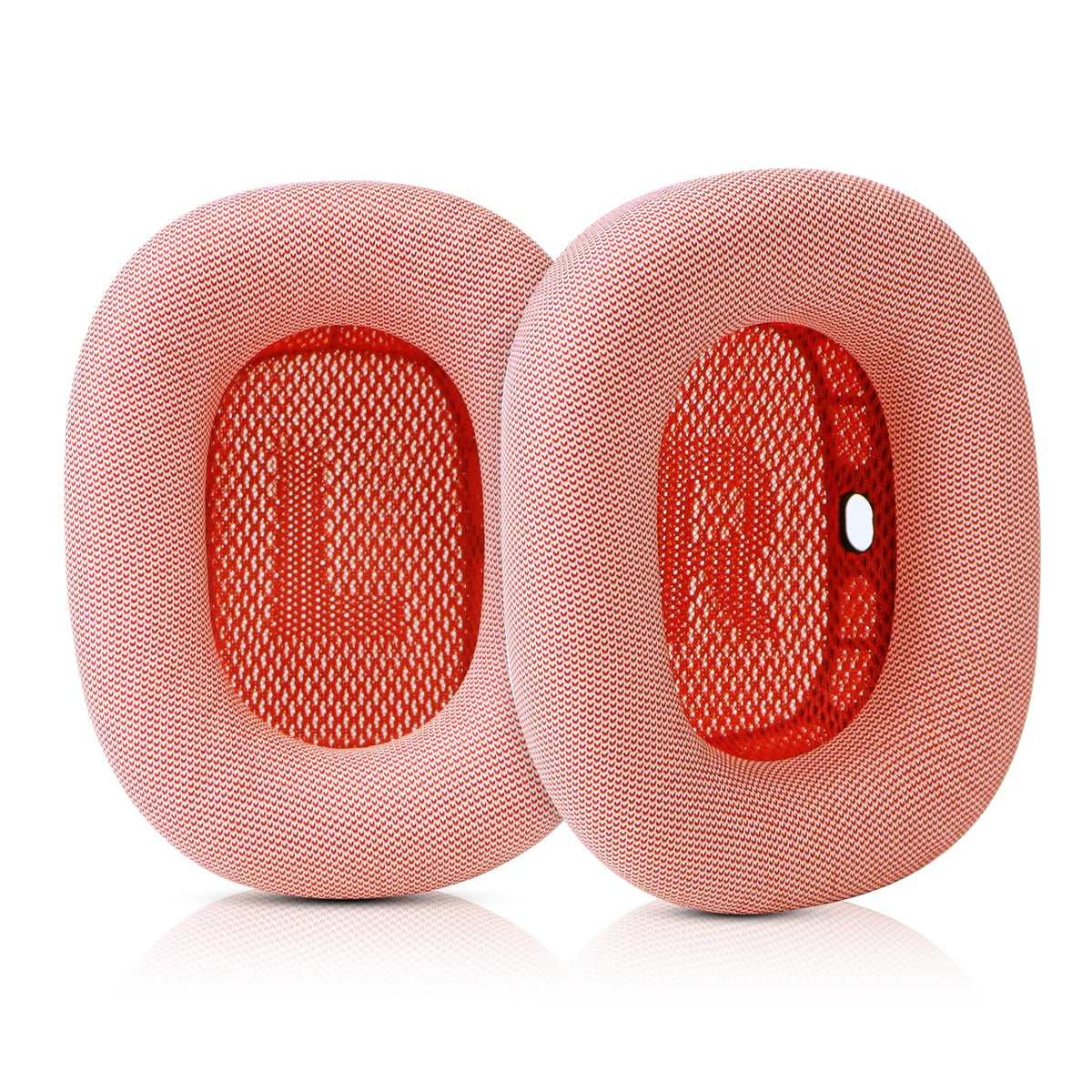 SINOWO pink AirPods Max ear cushions in soft protein leather for comfort.