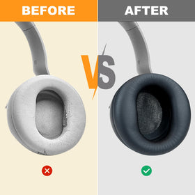 SINOWO earpads installed on Surface Headphones demonstrating secure fit