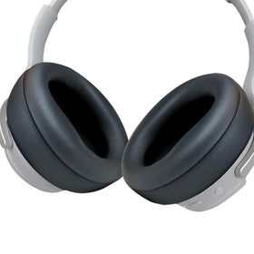 SINOWO earpads beside ruler to show dimensions and compatible scale