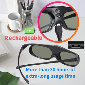 Sintron next to remote for scale showing compact rechargeable design