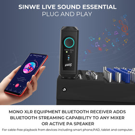 SINWE top control panel detail showing buttons and indicators for easy pairing and battery status