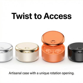 Siowen Sunbeam Orange small-canal design fits narrower ear canals comfortably.