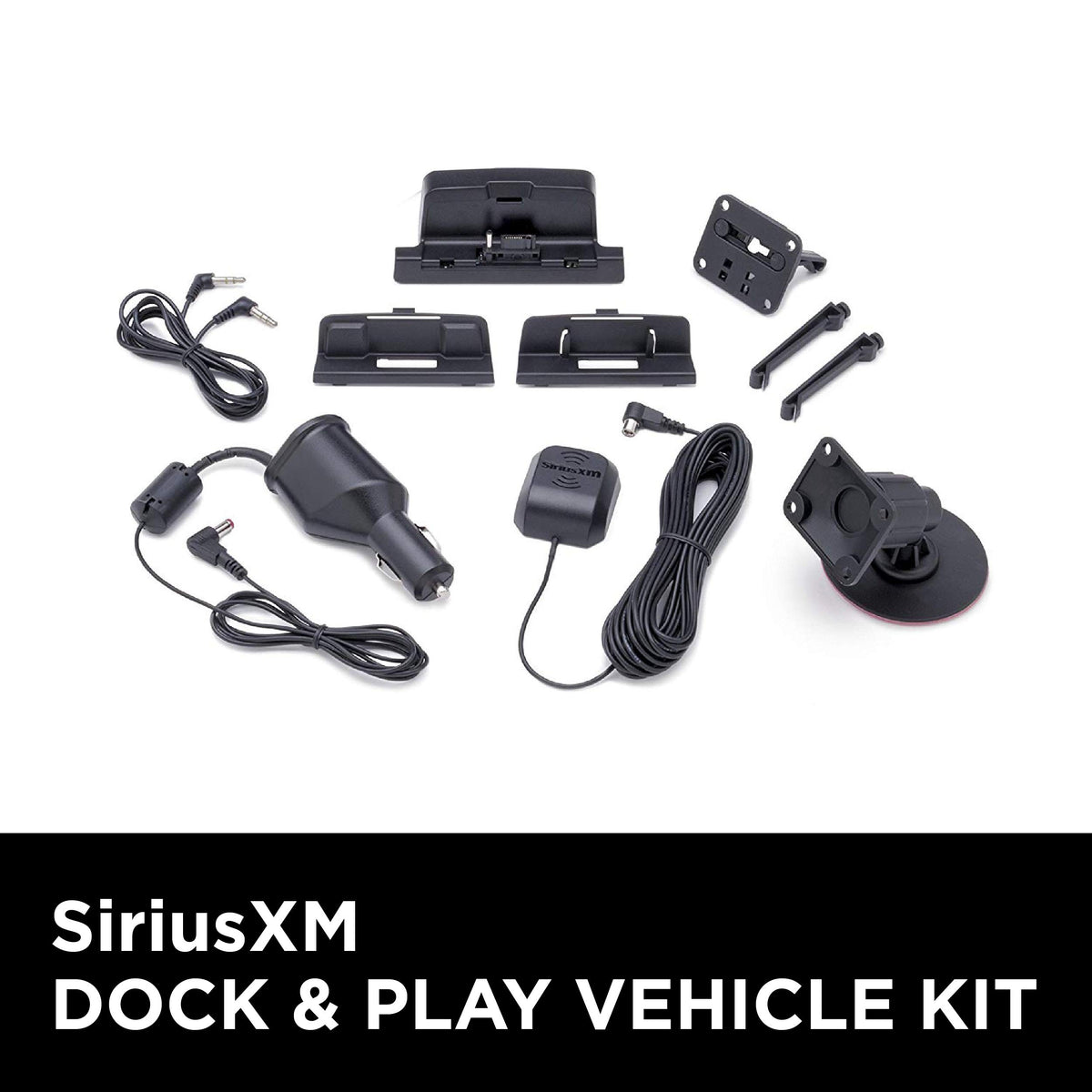 SiriusXM magnetic antenna close-up demonstrating strong reception benefit