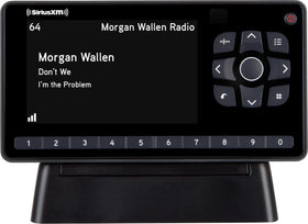 SiriusXM Onyx EZR front display in home kit setup for clear at-a-glance status.
