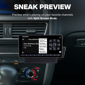 SiriusXM Onyx EZR vehicle dock ensures secure, DIY-friendly mounting.