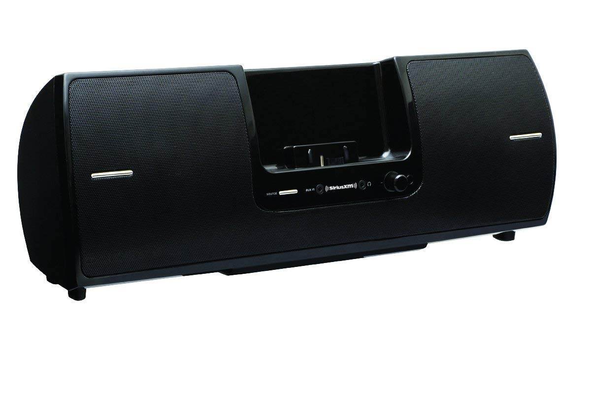 SiriusXM portable speaker dock includes a remote-control for convenient playback control
