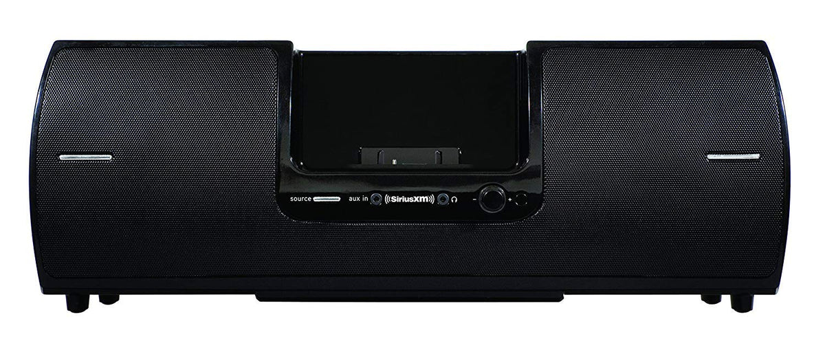 SiriusXM portable speaker dock with sporty design for outdoor listening and big sound