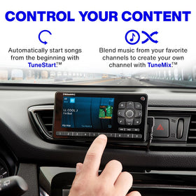 SiriusXM Roady BT cable connects to your vehicle for reliable audio streaming