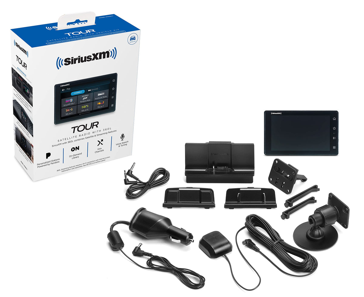 SiriusXM SXSD2 Boom Box unit for portable, on-the-go listening anywhere.