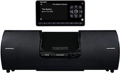 SiriusXM SXSD2 dock and play system for flexible home or travel listening.
