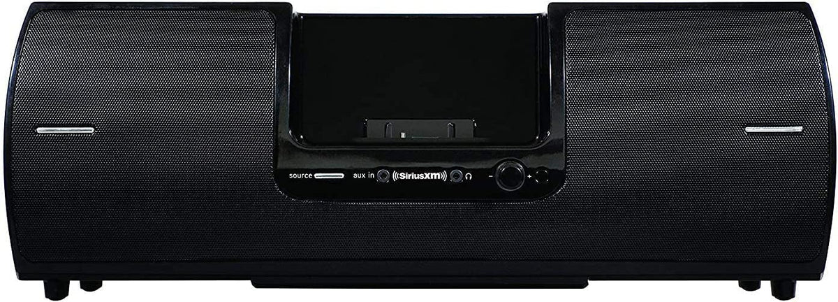SiriusXM SXSD2 docked home audio with plug-in option.