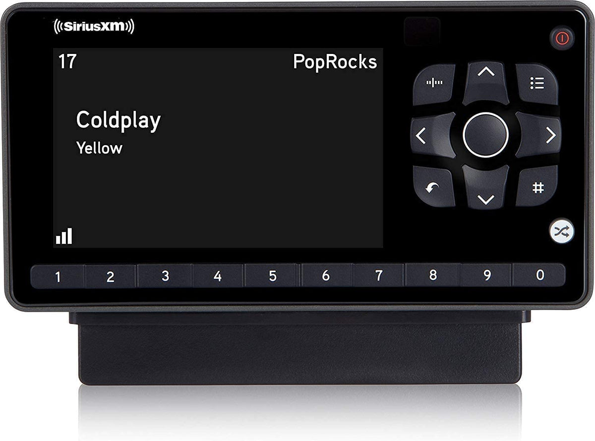SiriusXM SXSD2 outdoor-ready use with battery power.