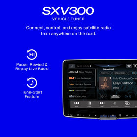 SiriusXM SXV300V1 magnetic antenna with 23 ft cable for flexible placement.