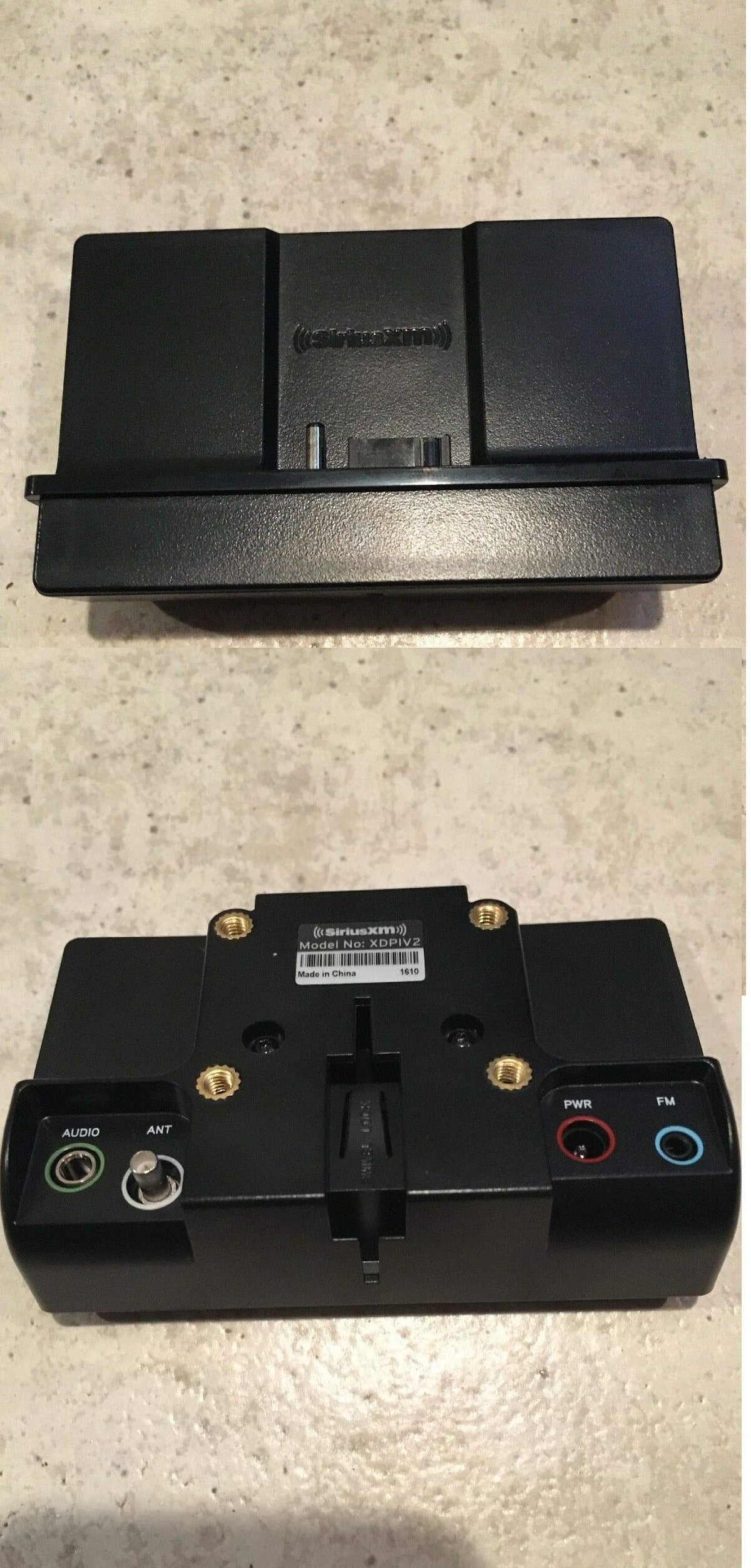 SiriusXM XM PowerConnect XDPIV2 dock for secure in-vehicle power connection