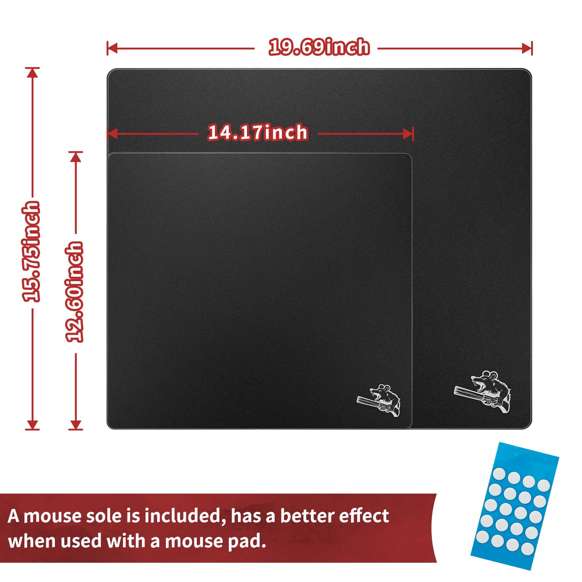 SIROOLAC 320x360 layout demonstrates ample space for wide mouse movements.