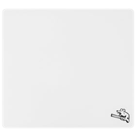 SIROOLAC glass gaming mouse pad top view highlights smooth glide and large surface.