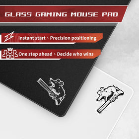 Smooth glass surface enabling precise and quick cursor control