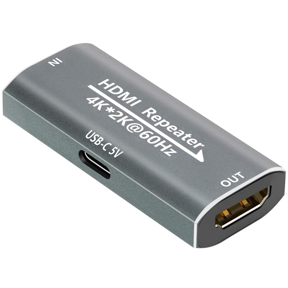 Sitechylor HDMI Repeater 4K60Hz setup demonstrates extended reach with reliable signal for large screens.