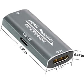 Plug-and-play design with clear indicators simplifies connecting source, booster, and display.
