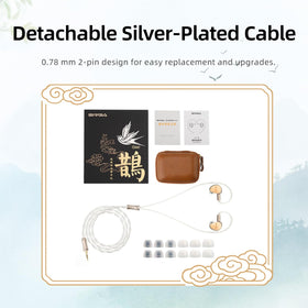 SIVGA Que single magnet dual cavity design enhances clarity and lowers distortion.