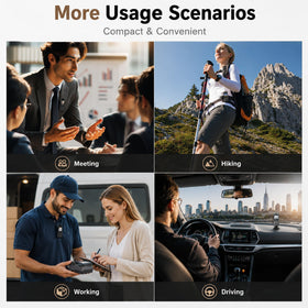 SixBondsCam 128GB internal storage supports long recordings.