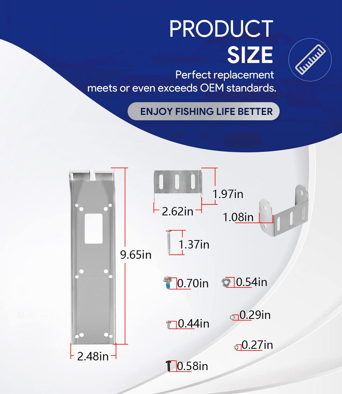 Sixcow adjustable rotatable design keeps transducer level while moving at speed