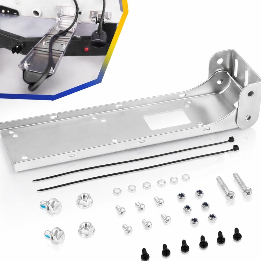 Sixcow transom bracket for StructureScan 3D securely guides transducer alignment for clearer scans