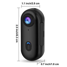 Sixmou i3 4K thumb camera 360° rotating clip for flexible angles