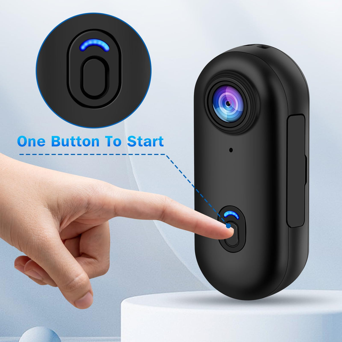 Sixmou i3 4K thumb camera helmet and bike mounting options