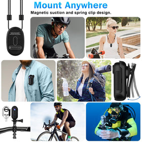 Sixmou i3 waterproof housing protects the camera during water sports.