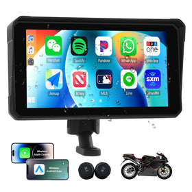SIXTOP front display mounted on handlebar showing clear navigation benefit