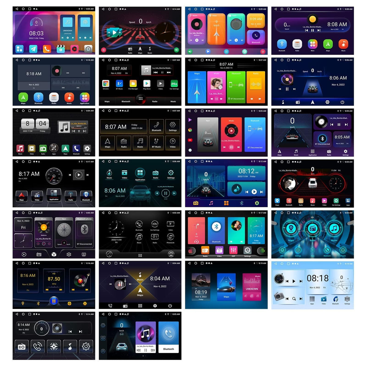 SIXTOP Mazda 6 26 desktop themes customize the display