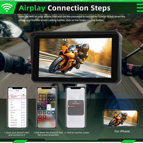 SIXTOP mirror-link displaying phone map for seamless media sharing