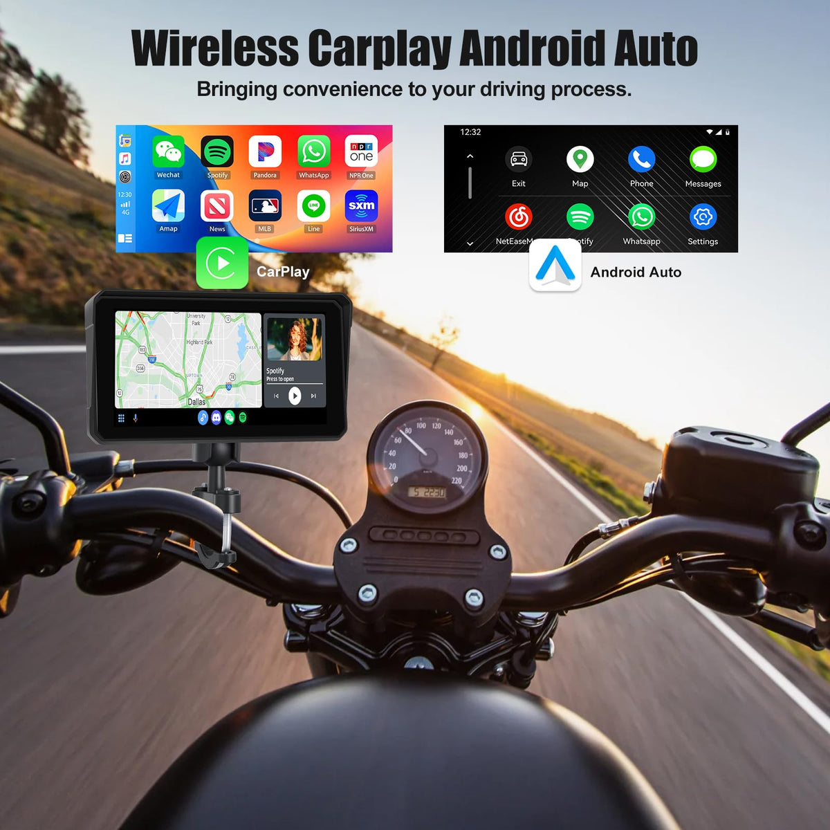 Sixwin 6-inch IPS touchscreen remains legible on the road