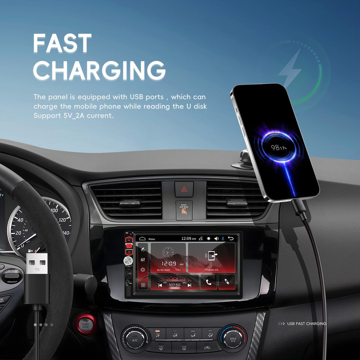 SIXWIN seven-color backlight variations for personalized cabin ambiance