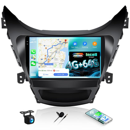 SIXWIN 9-inch touch screen head unit for Hyundai Elantra with CarPlay and Android Auto