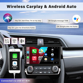 SixWIN Android 15 car stereo 9-inch touchscreen for Civic infotainment
