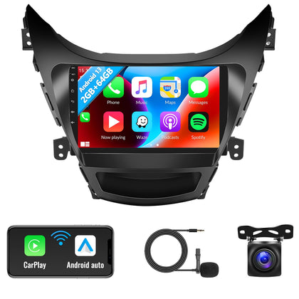 SIXWIN Android car stereo for Hyundai Elantra front view with a premium 9-inch display for better in-car entertainment.