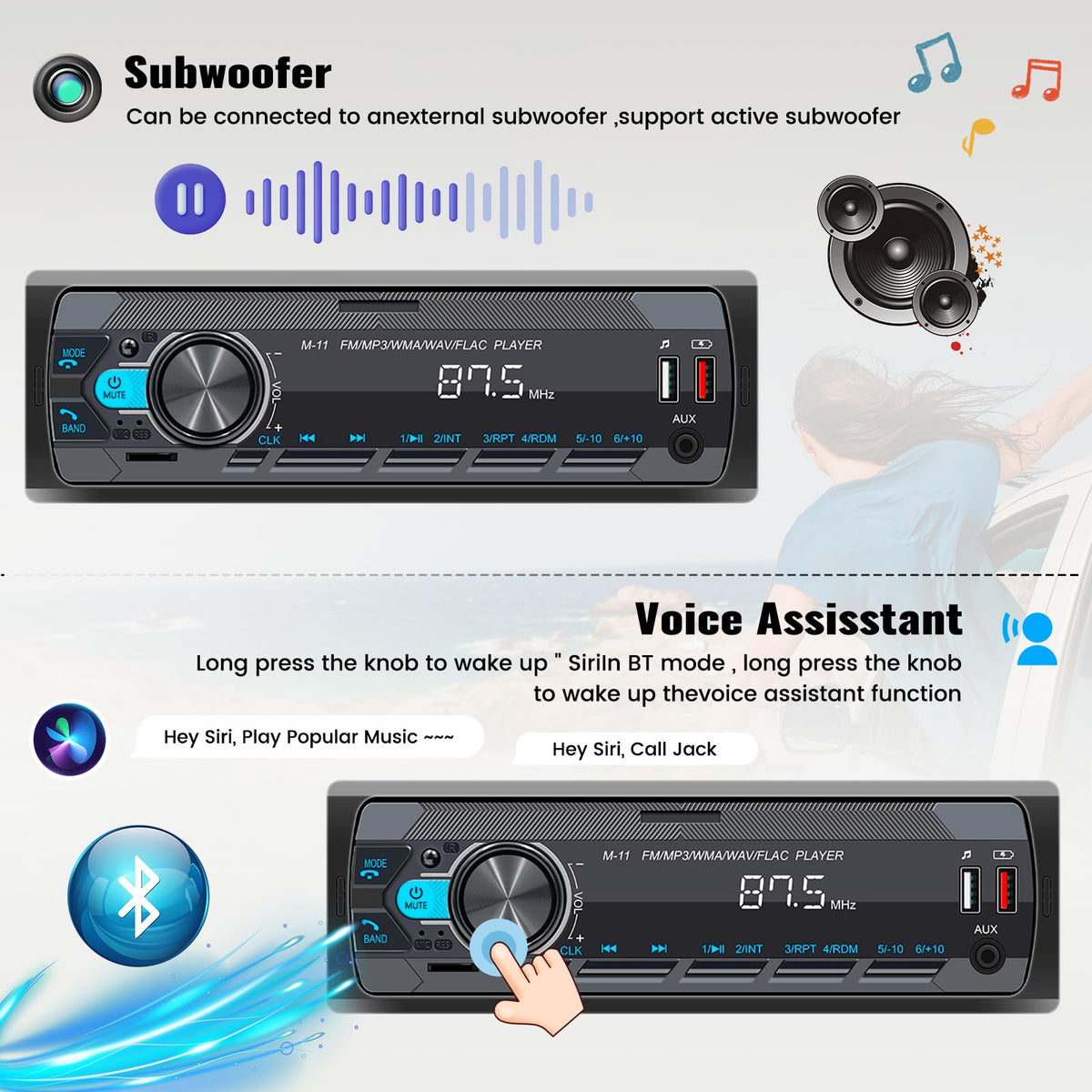 SIXWIN app remote control setup for convenient car stereo management